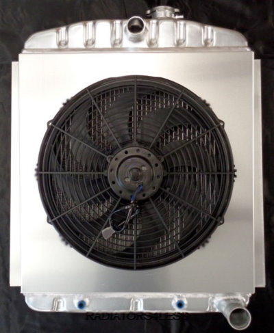 Radiator with shroud