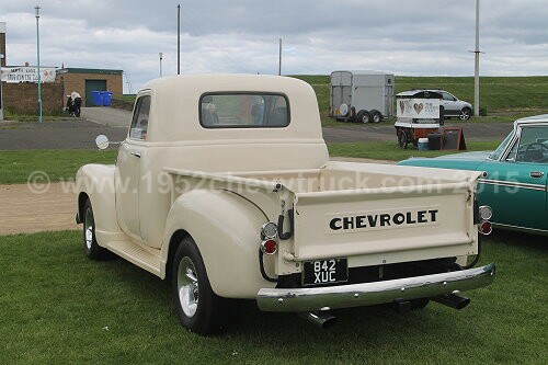 1952 Chevy truck running boards. After.