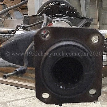 rear axle end housing flange.