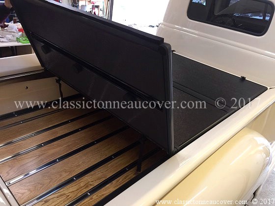 Hard tonneau cover for the 1947-53 Chevy truck.