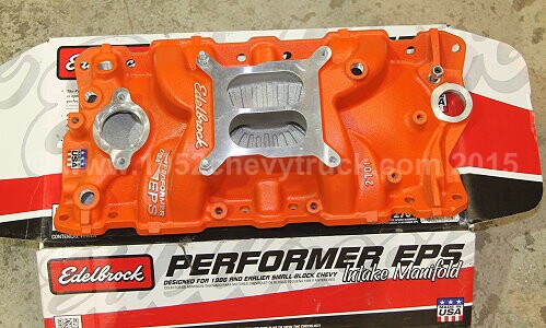 Edelbrock EPS 2701 Dual Plane aluminium inlet manifold