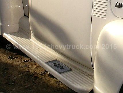 1952 Chevy truck running boards. After.