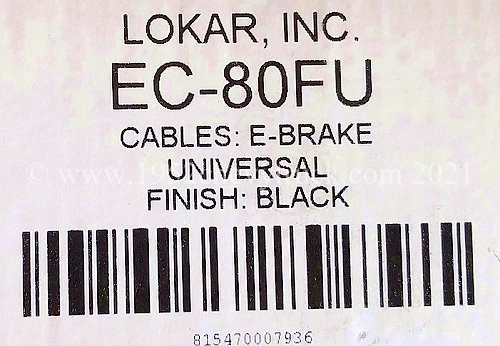 Parking brake cable.