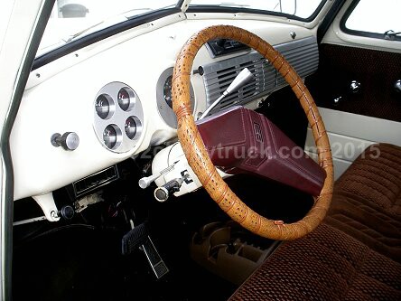 1952 Chevy truck steering wheel. After.