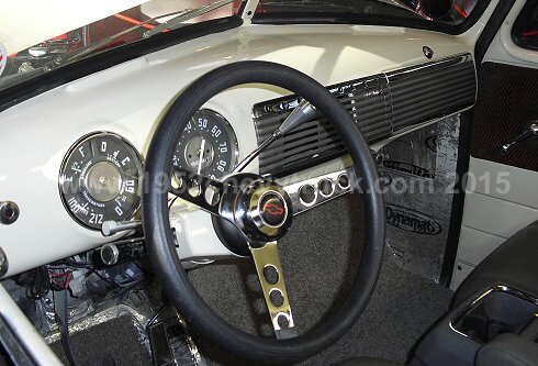 1952 Chevy truck steering wheel. After.
