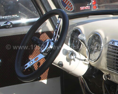 Old GM truck steering.