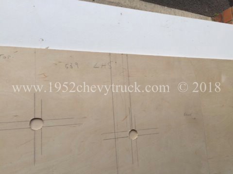 Truck door panels.