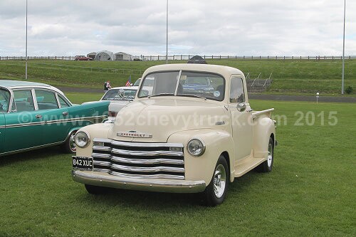 1952 Chevy truck running boards. After.