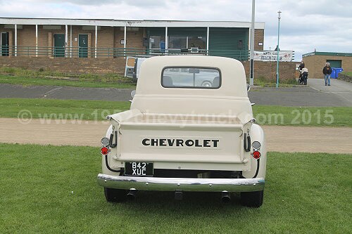 1952 Chevy truck running boards. After.