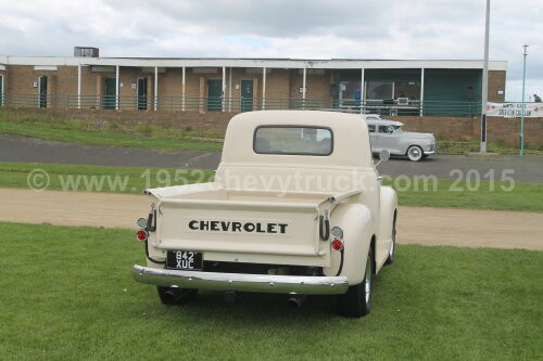 1952 Chevy truck running boards. After.