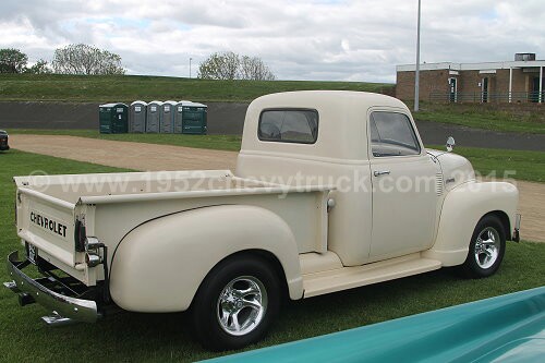 1952 Chevy truck running boards. After.