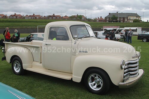 1952 Chevy truck running boards. After.