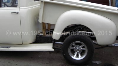 1952 Chevy truck bed.