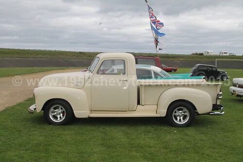 1952 Chevy truck running boards. After.